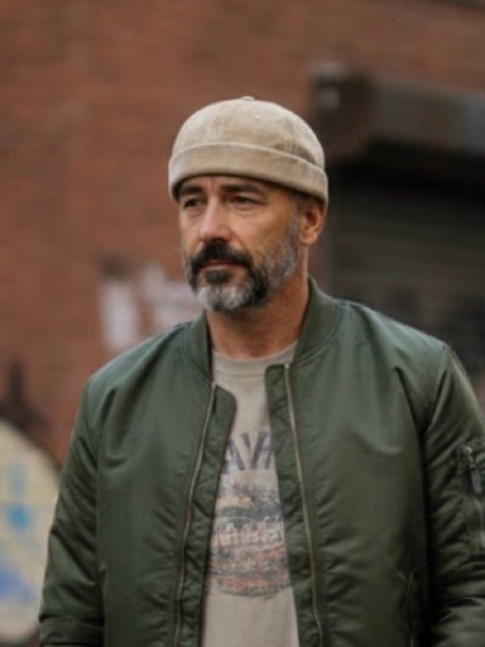 Tan Denim Brimless Docker Hat Miki Streetwear Cap